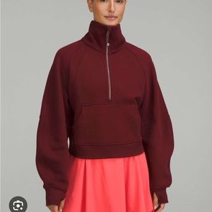 Lululemon Scuba Oversized 1/2-zip Funnel Neck